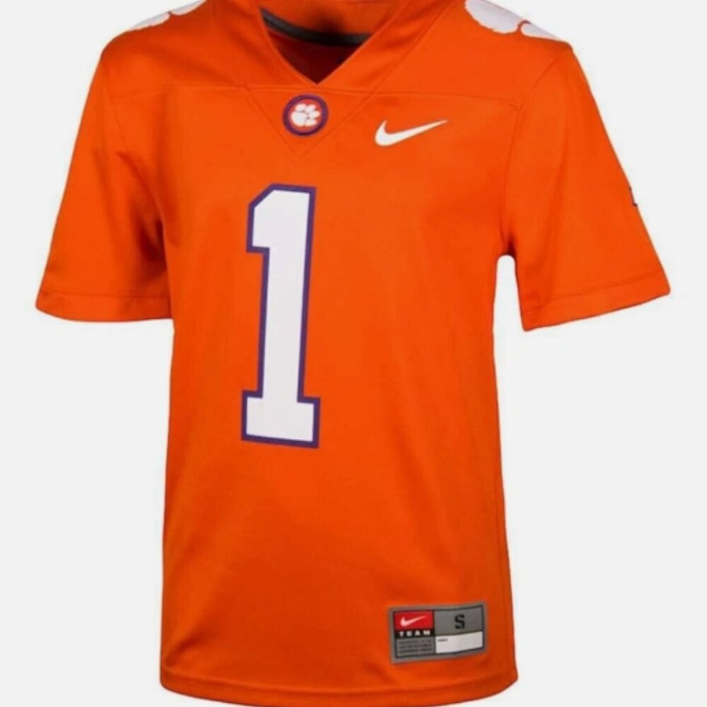 CLEMSON TIGERS YOUTH FOOTBALL JERSEY-NIKE-ALL SIZES